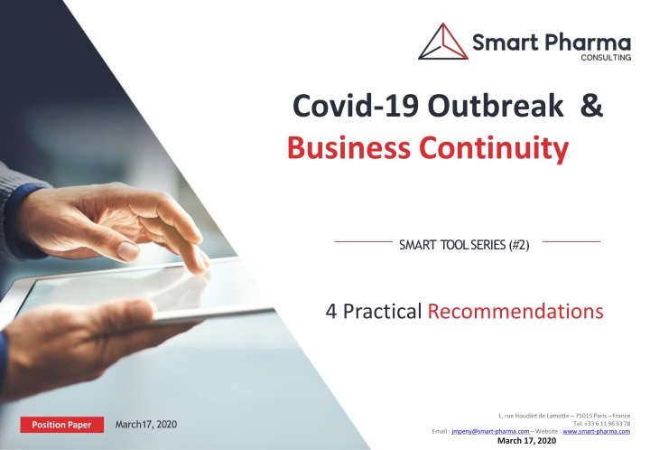 covid 19 outbreak business continuity