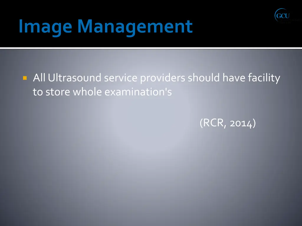 all ultrasound service providers should have