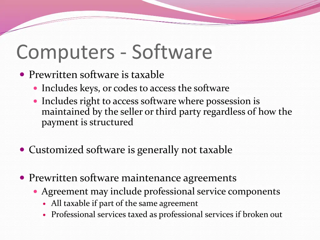 computers software