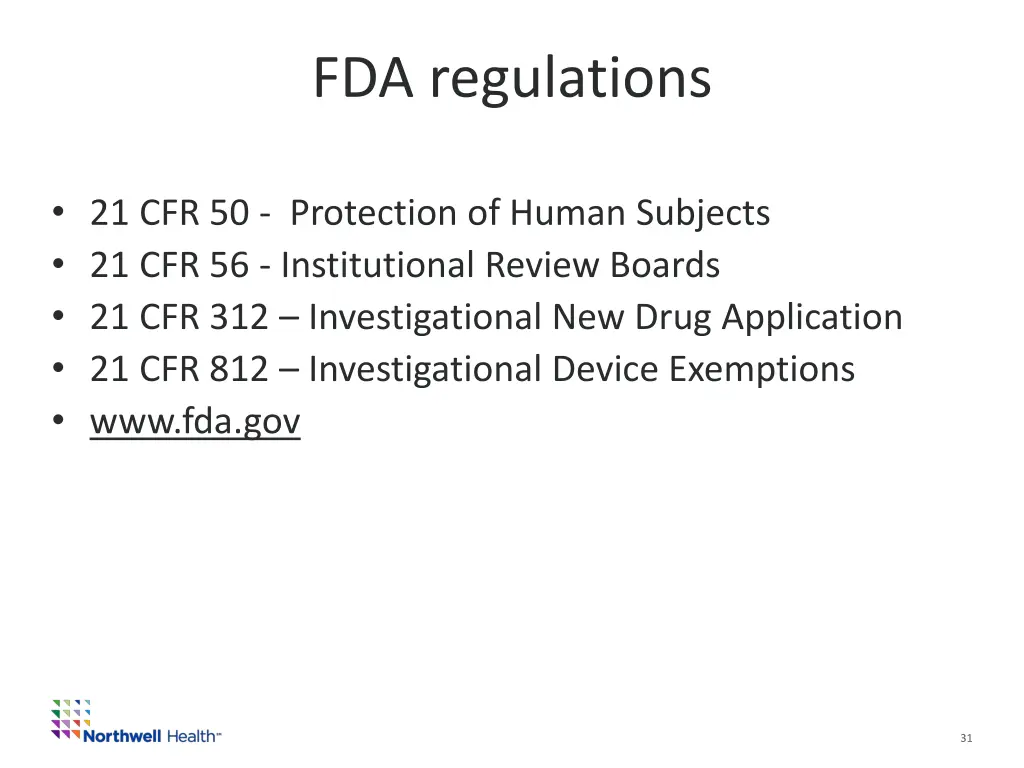fda regulations