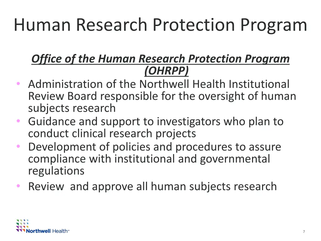 human research protection program 2