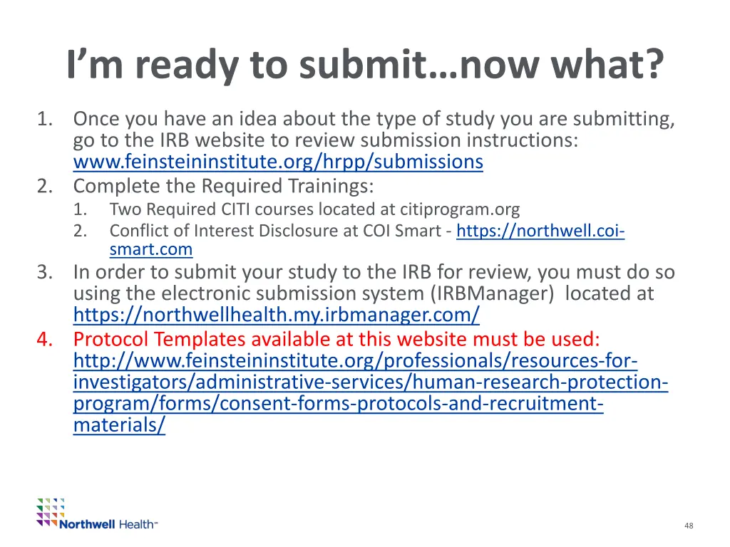 i m ready to submit now what