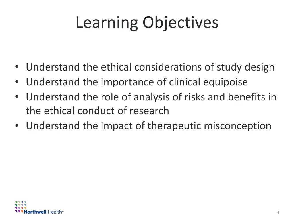 learning objectives 2