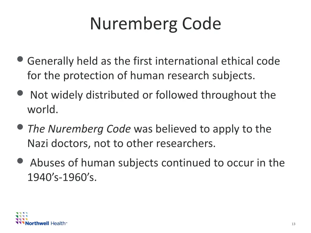 nuremberg code 1