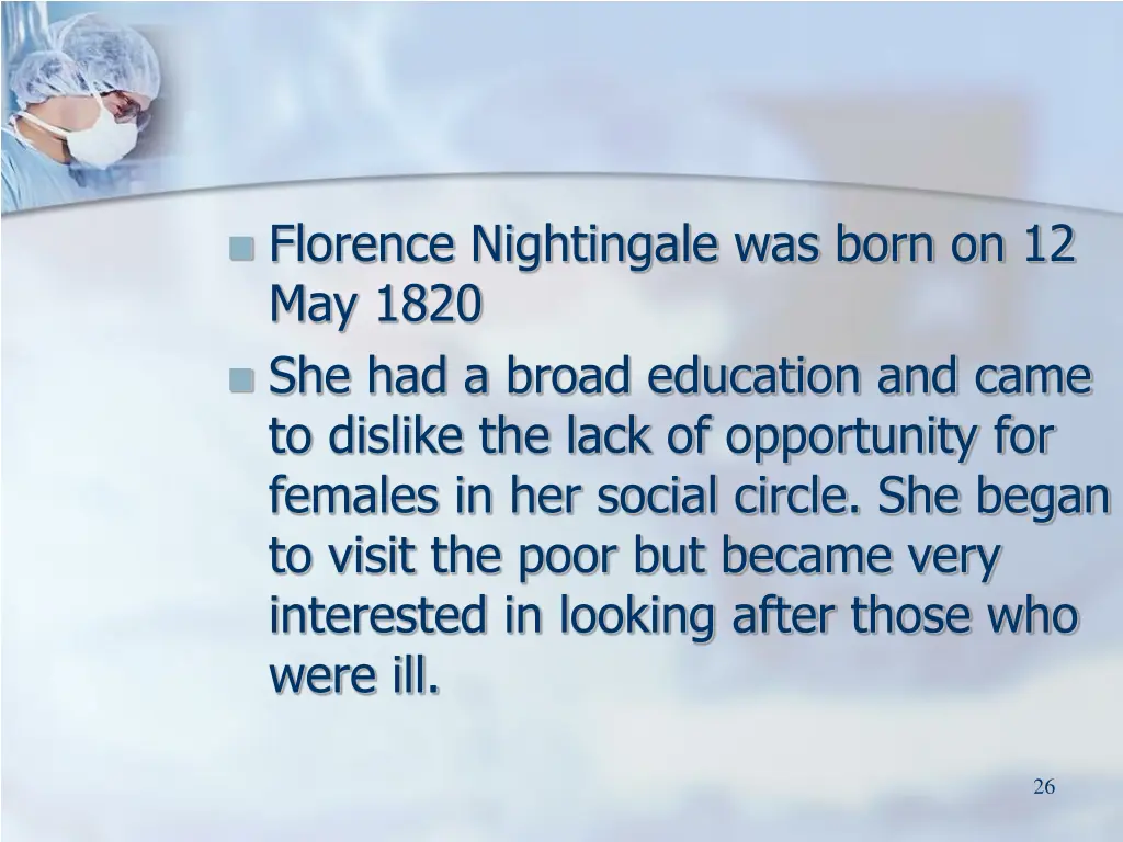 florence nightingale was born on 12 may 1820