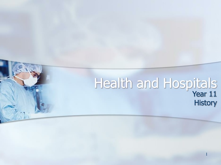 health and hospitals