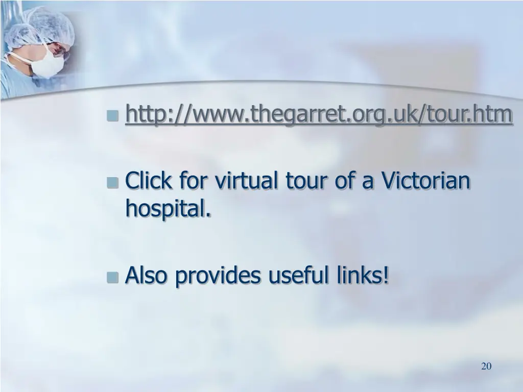 http www thegarret org uk tour htm