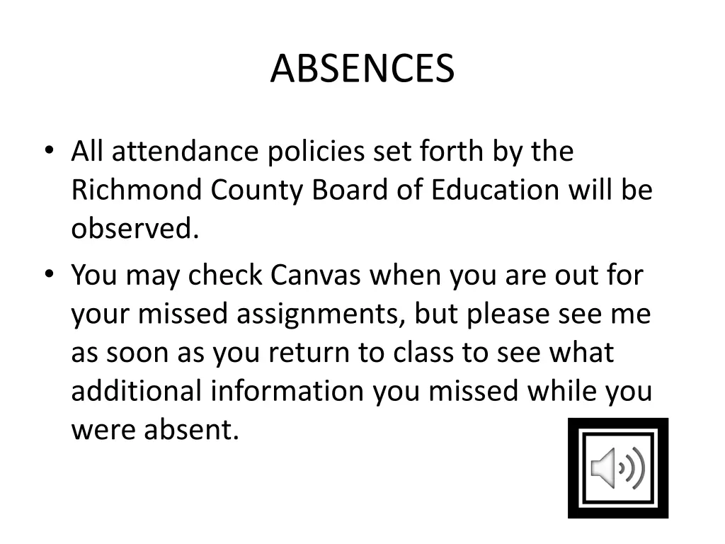 absences