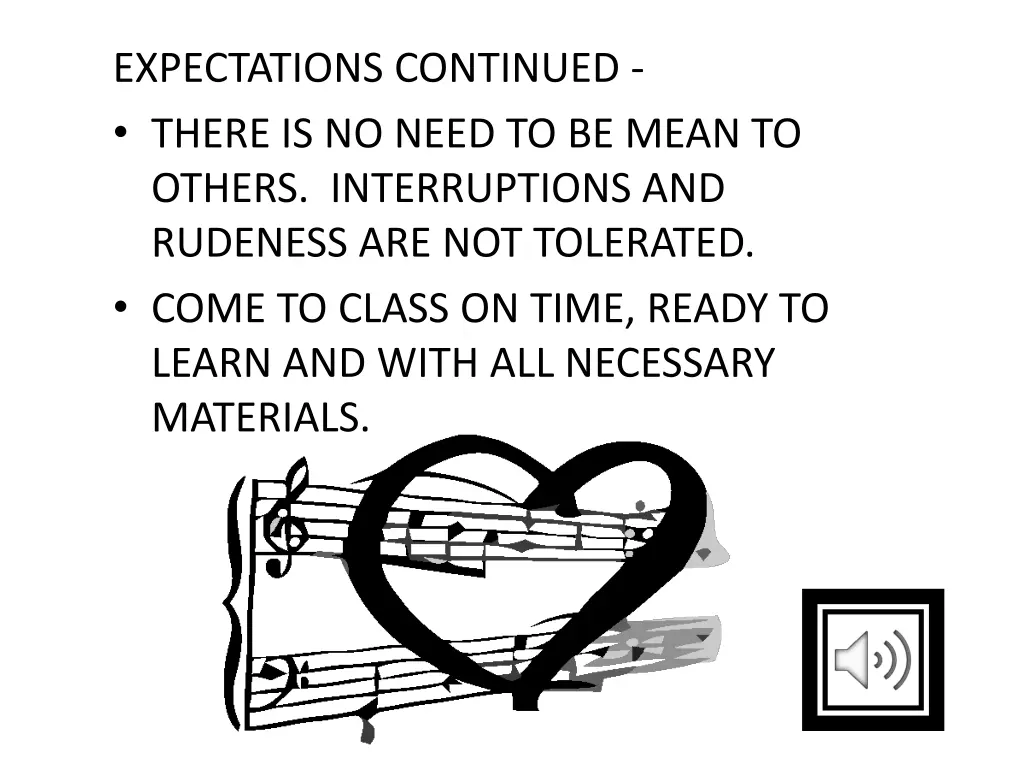 expectations continued there is no need