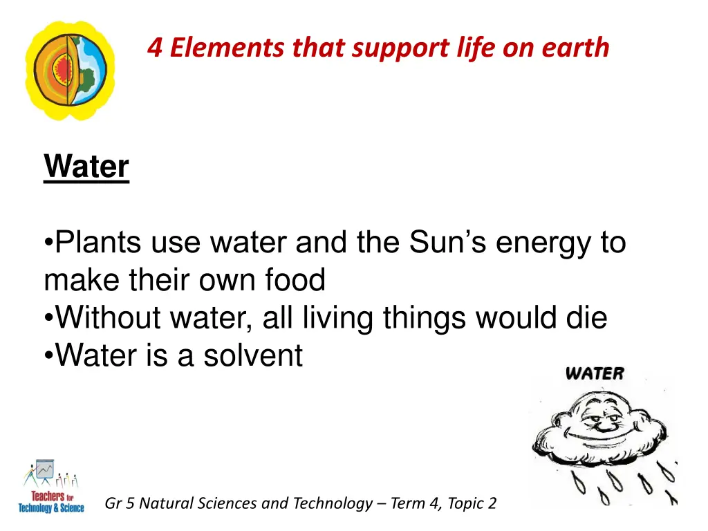 4 elements that support life on earth 3