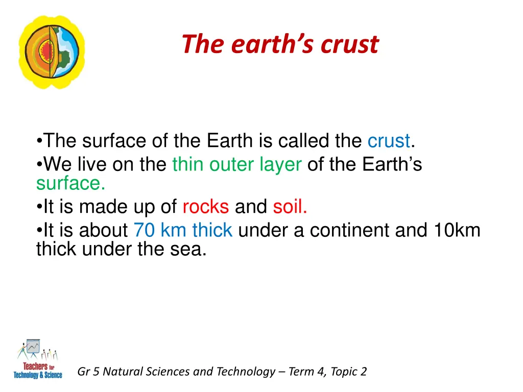 the earth s crust