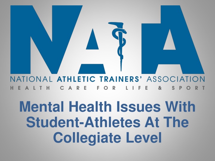 mental health issues with student athletes