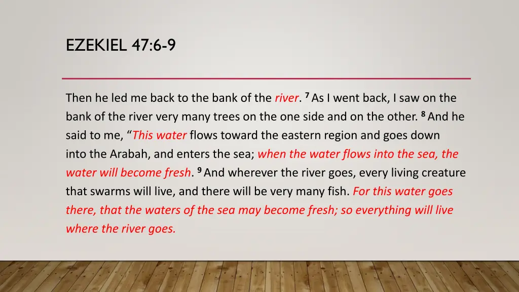 ezekiel 47 6 9