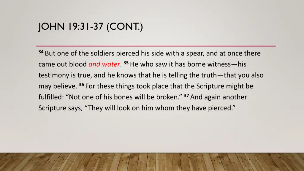 john 19 31 37 cont