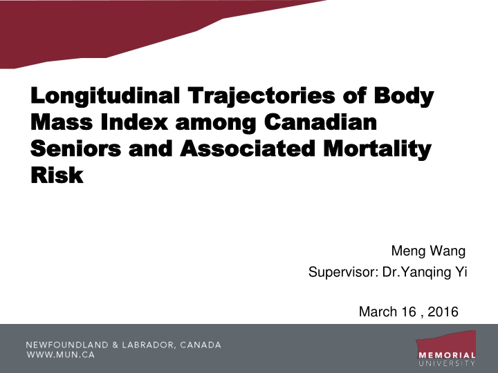 longitudinal trajectories of body longitudinal