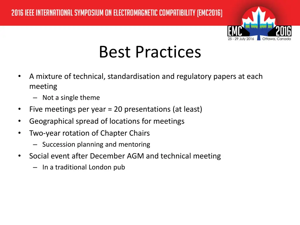 best practices