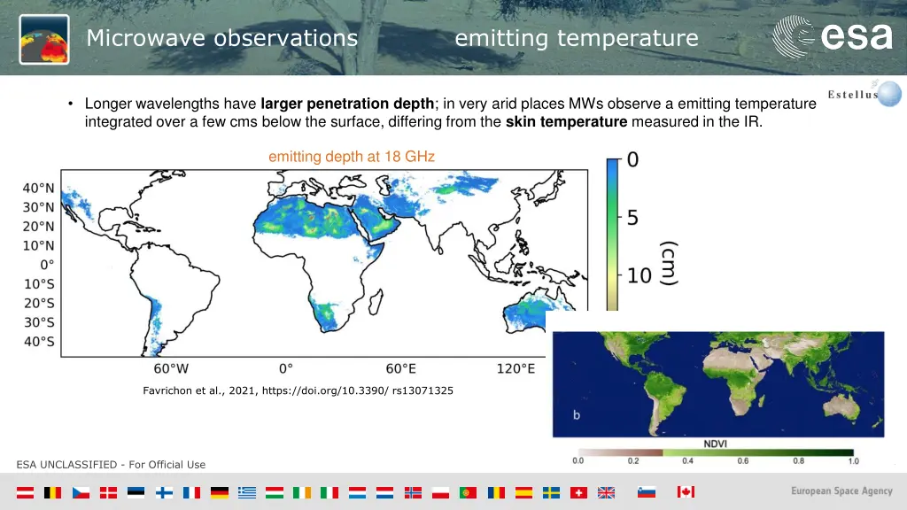 microwave observations emitting temperature