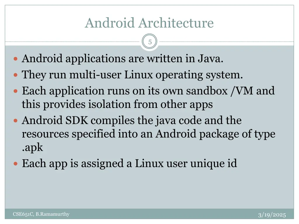 android architecture