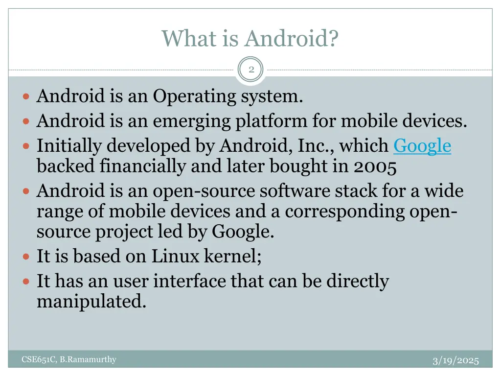 what is android