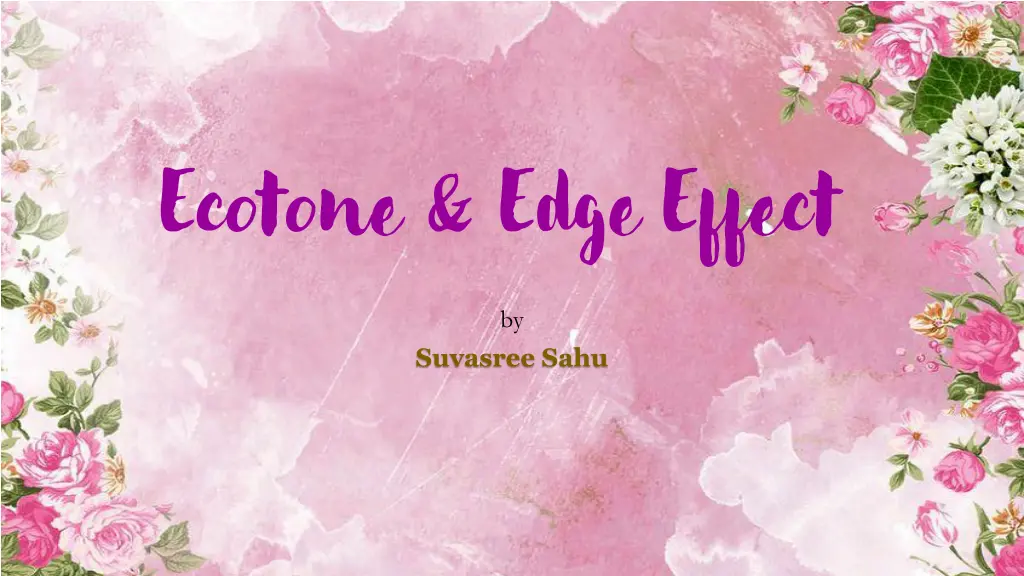 ecotone edge effect