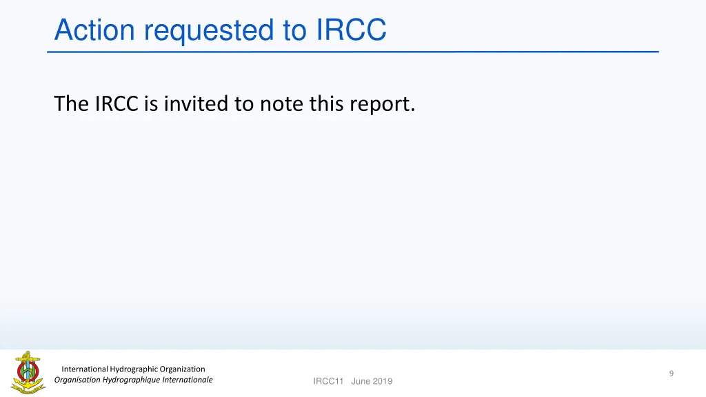 action requested to ircc