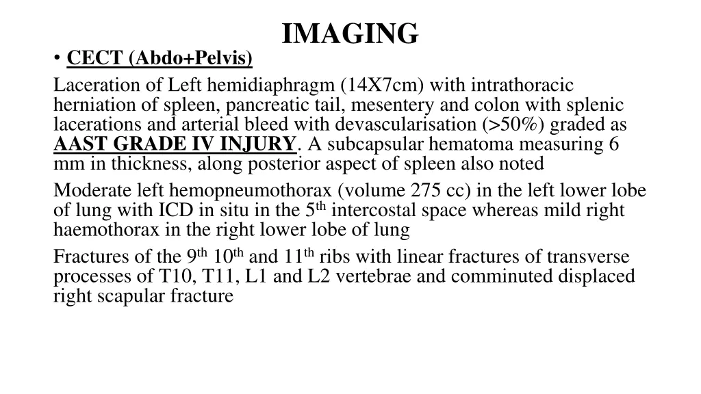 imaging