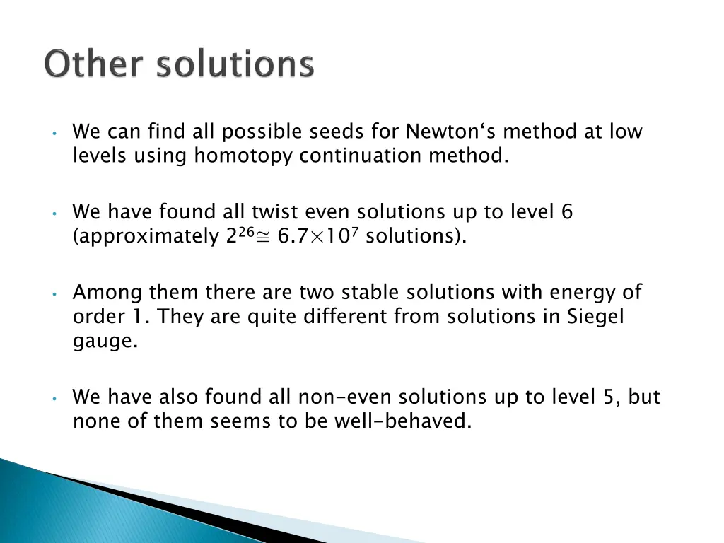 we can find all possible seeds for newton