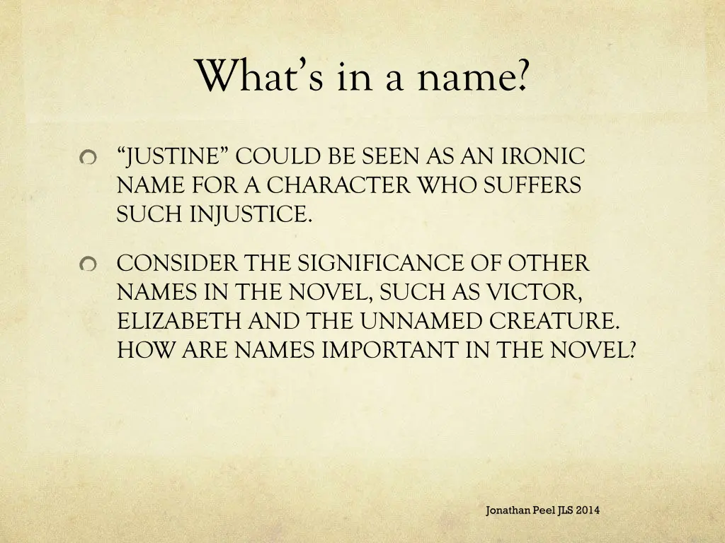 what s in a name