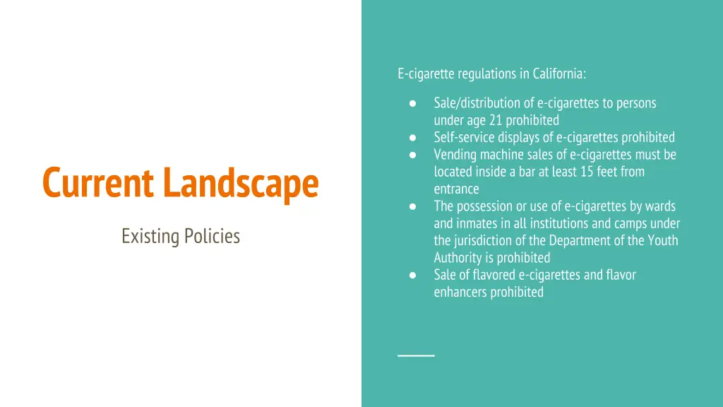 e cigarette regulations in california