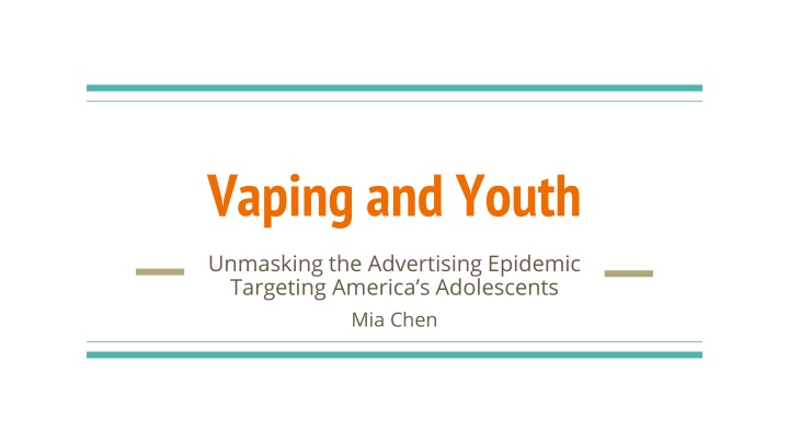 vaping and youth