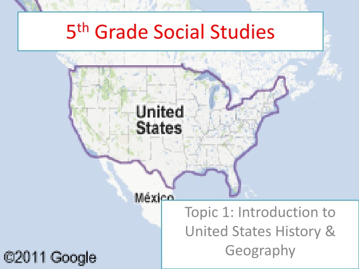 5 th grade social studies