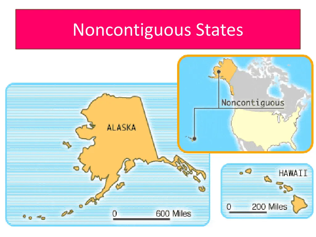 noncontiguous states