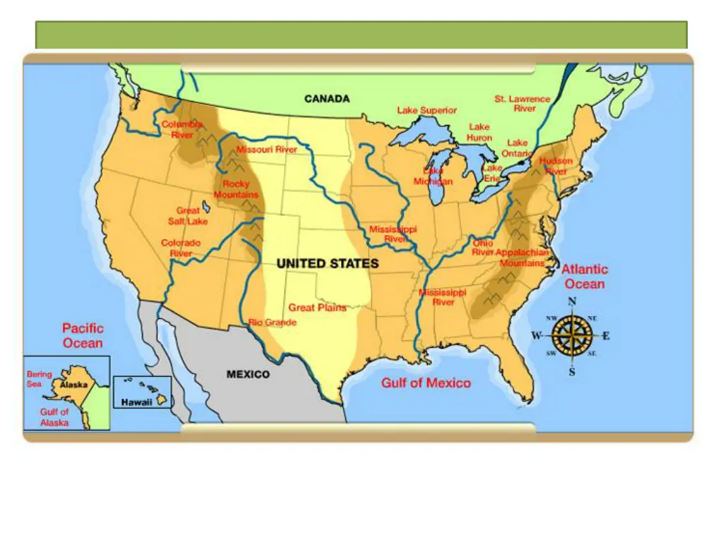 physical map of u s