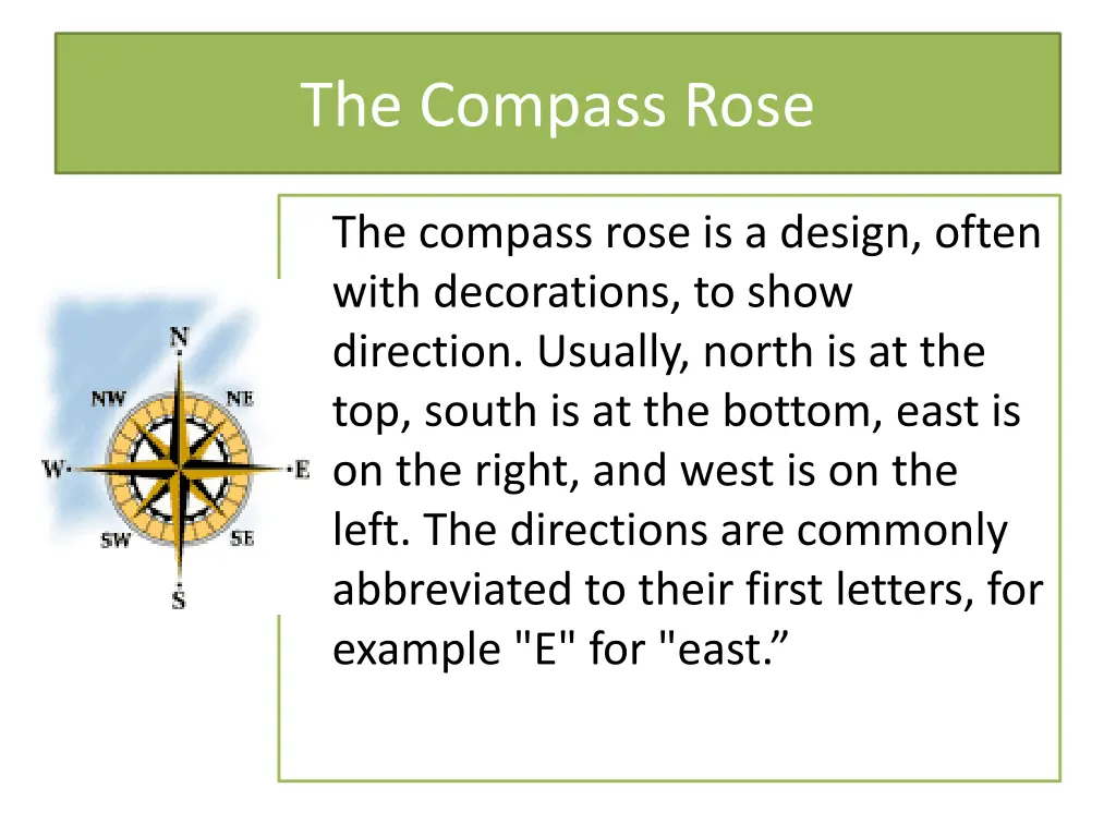 the compass rose