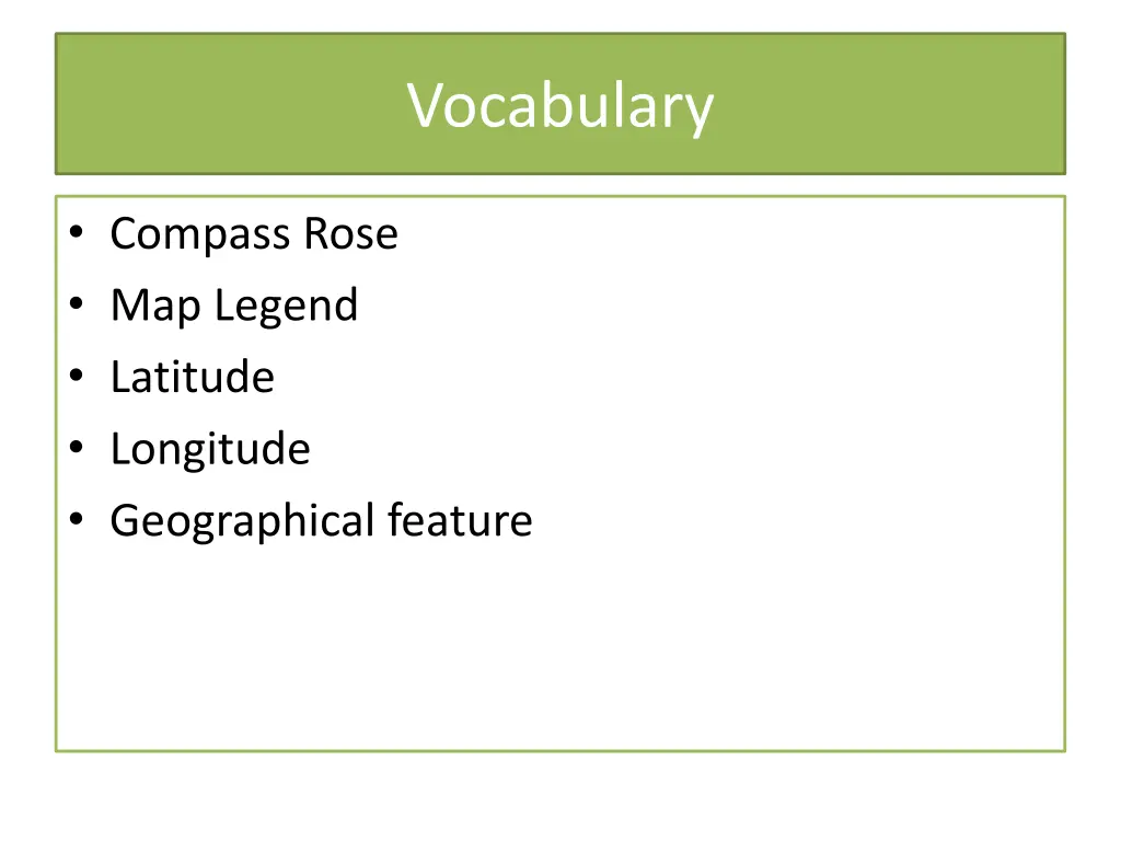 vocabulary
