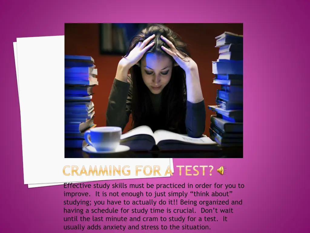cramming for a test effective study skills must