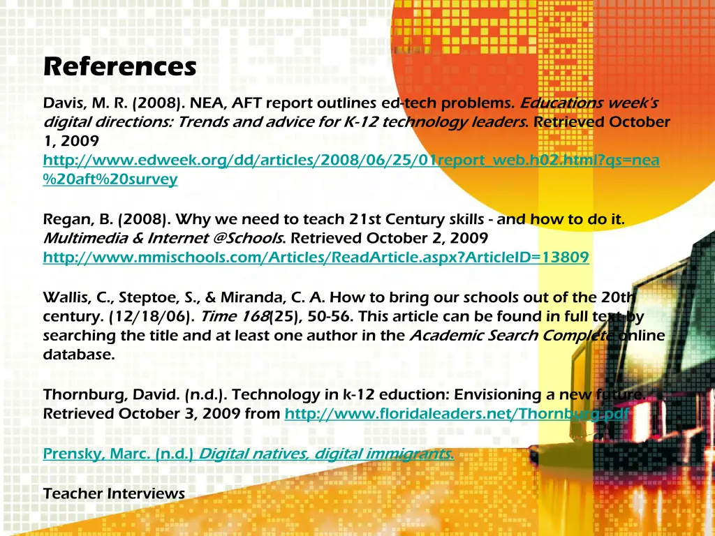 references