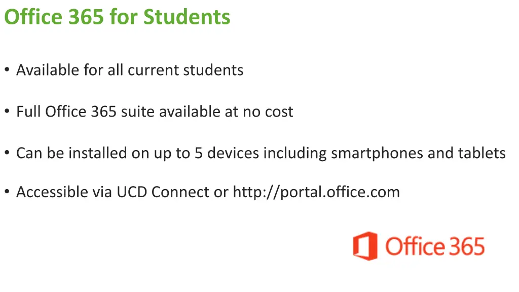 office 365 for students