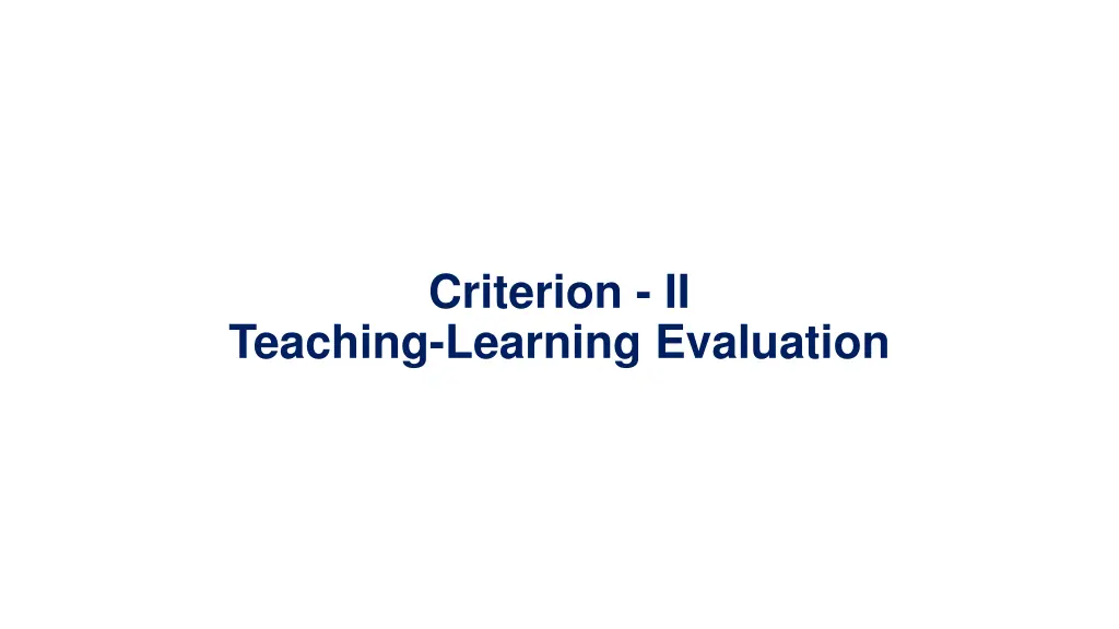 criterion ii