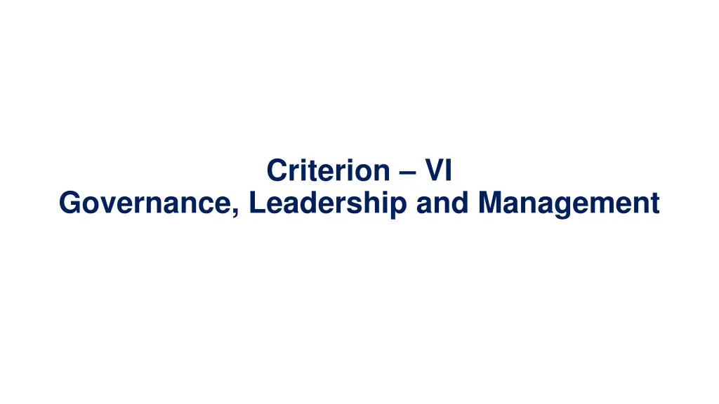 criterion vi