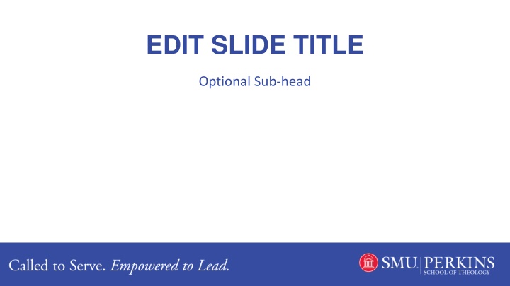 edit slide title