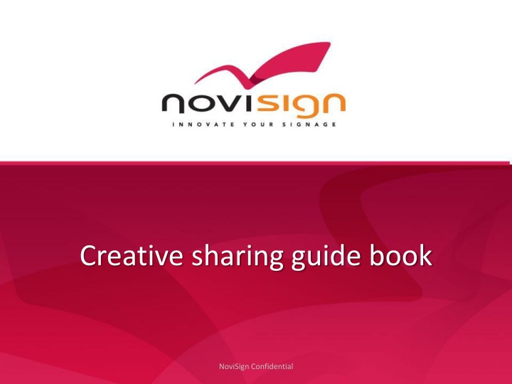 creative sharing guide book