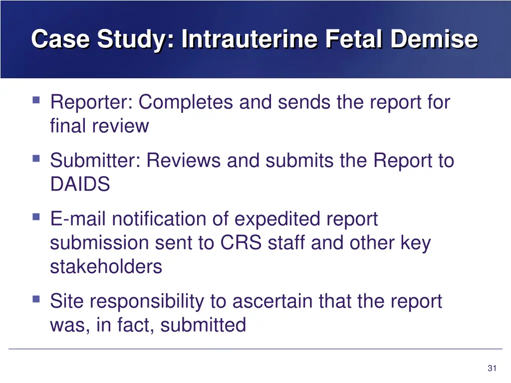 case study intrauterine fetal demise 15