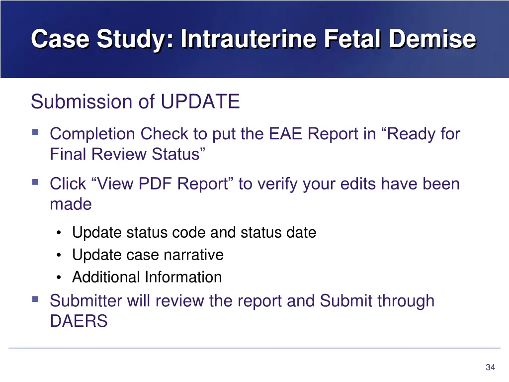 case study intrauterine fetal demise 18
