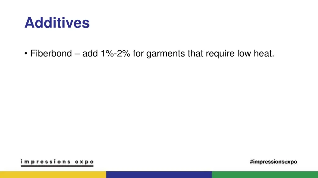additives