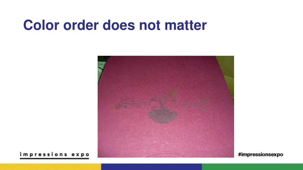 color order does not matter