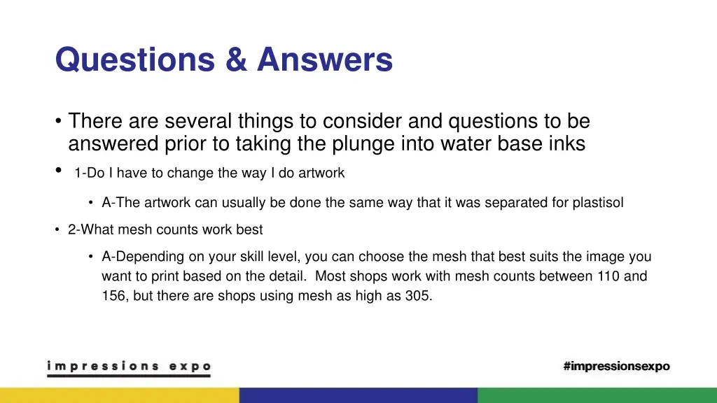 questions answers