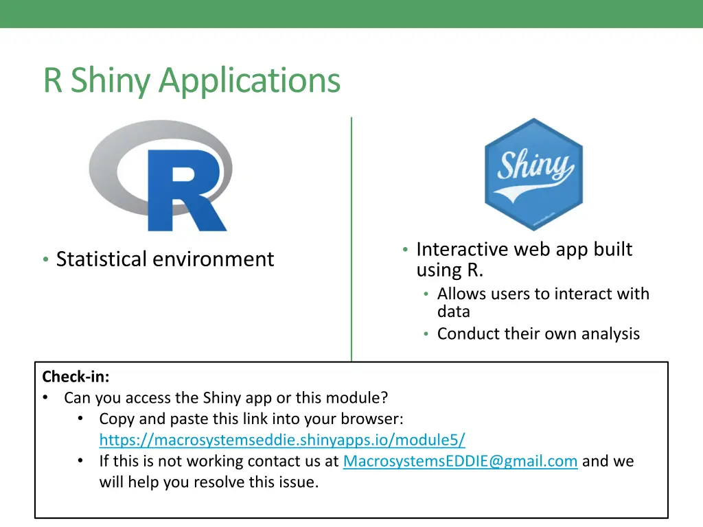 r shiny applications