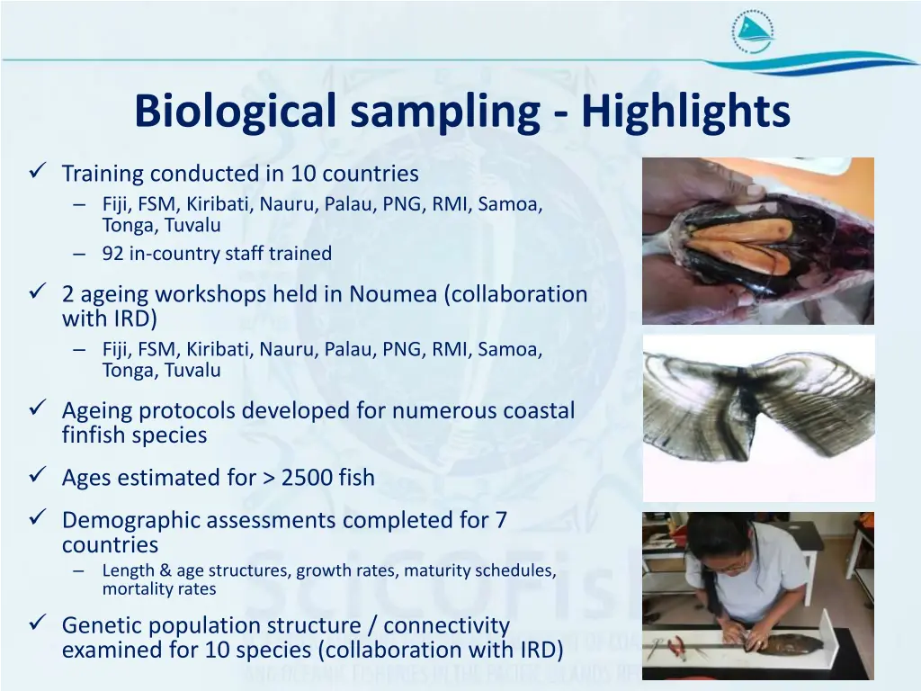 biological sampling highlights