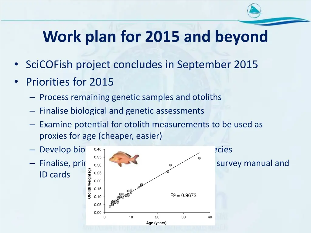 work plan for 2015 and beyond